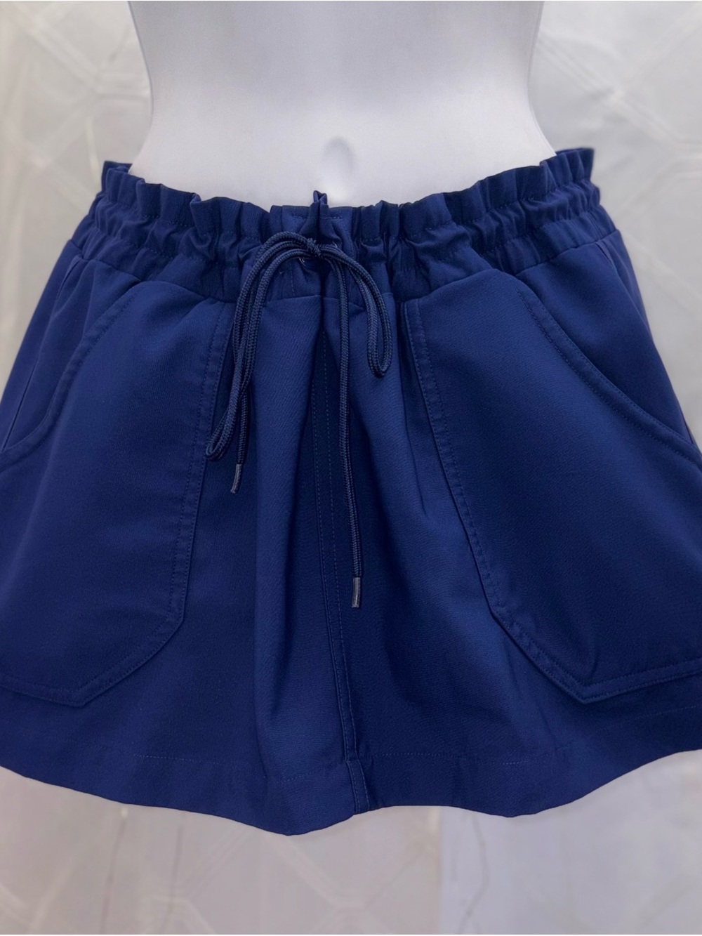 Jag Women’s Tennis Skirt Athleisure Preppy Drawstring And Pockets Sporty Chic L